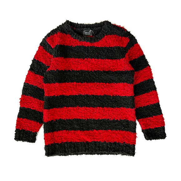 SS/AW03 Striped Grunge Knit Sweater - Picture 5 of 6